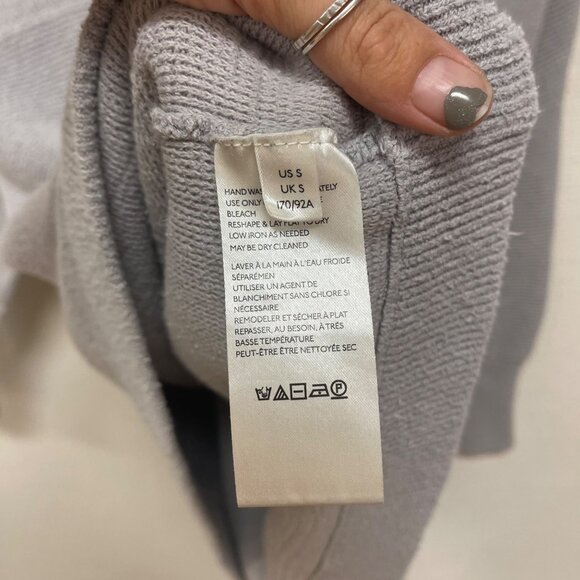 Anthropologie Free People Pilcro Cowl Neck Ribbed Knit Sweater sz Small - Picture 5 of 7